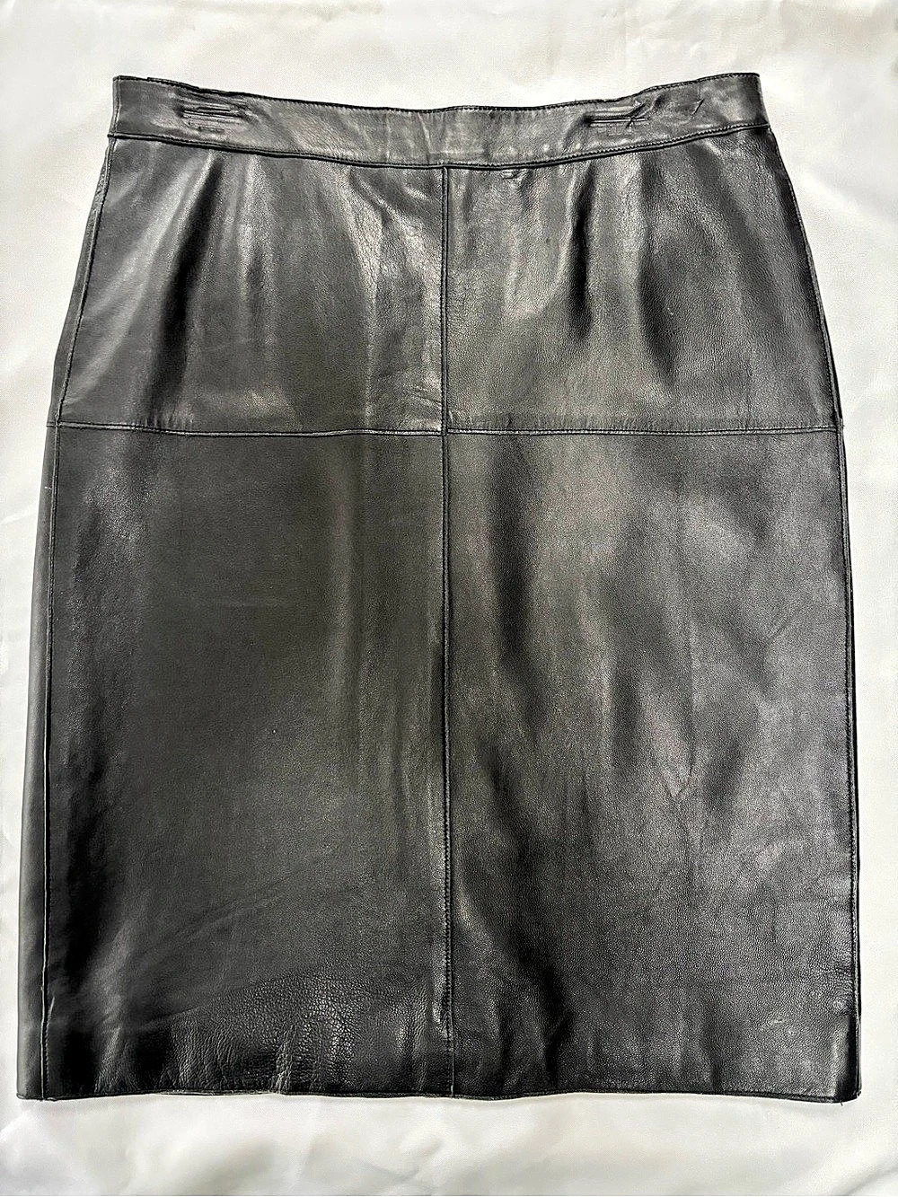 Isaac Mizrahi for Target Classic Black Leather Pencil Skirt - size 10
